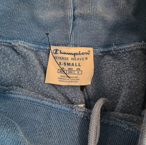 Women’s Champion Reverse Weave Joggers, blue, size XS, BNWT - Picture 4 of 6